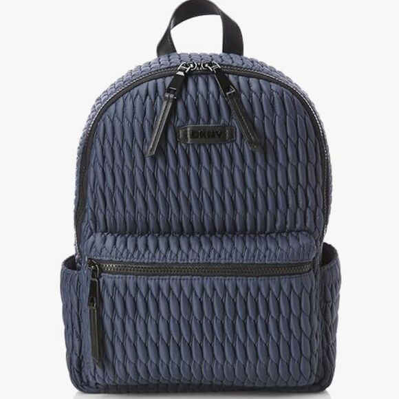 DKNY Women's Mack Backpack, Dark Denim, One Size - Picture 1 of 11